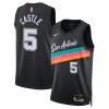 Dres San Antonio Spurs Stephon Castle Nike 2025-26 City Edition Crno Swingman